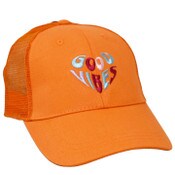 Wholesale - ORANGE GOOD VIBES LADIES TRUCKER HAT C/P 50, UPC: 081715017156